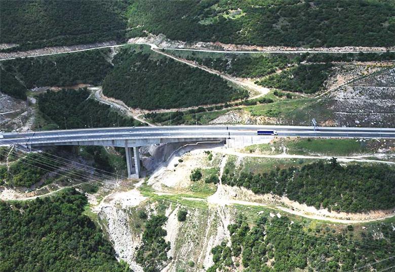 BRIDGE “POLYMYLOS”, EUROPEAN ROUTE E90 